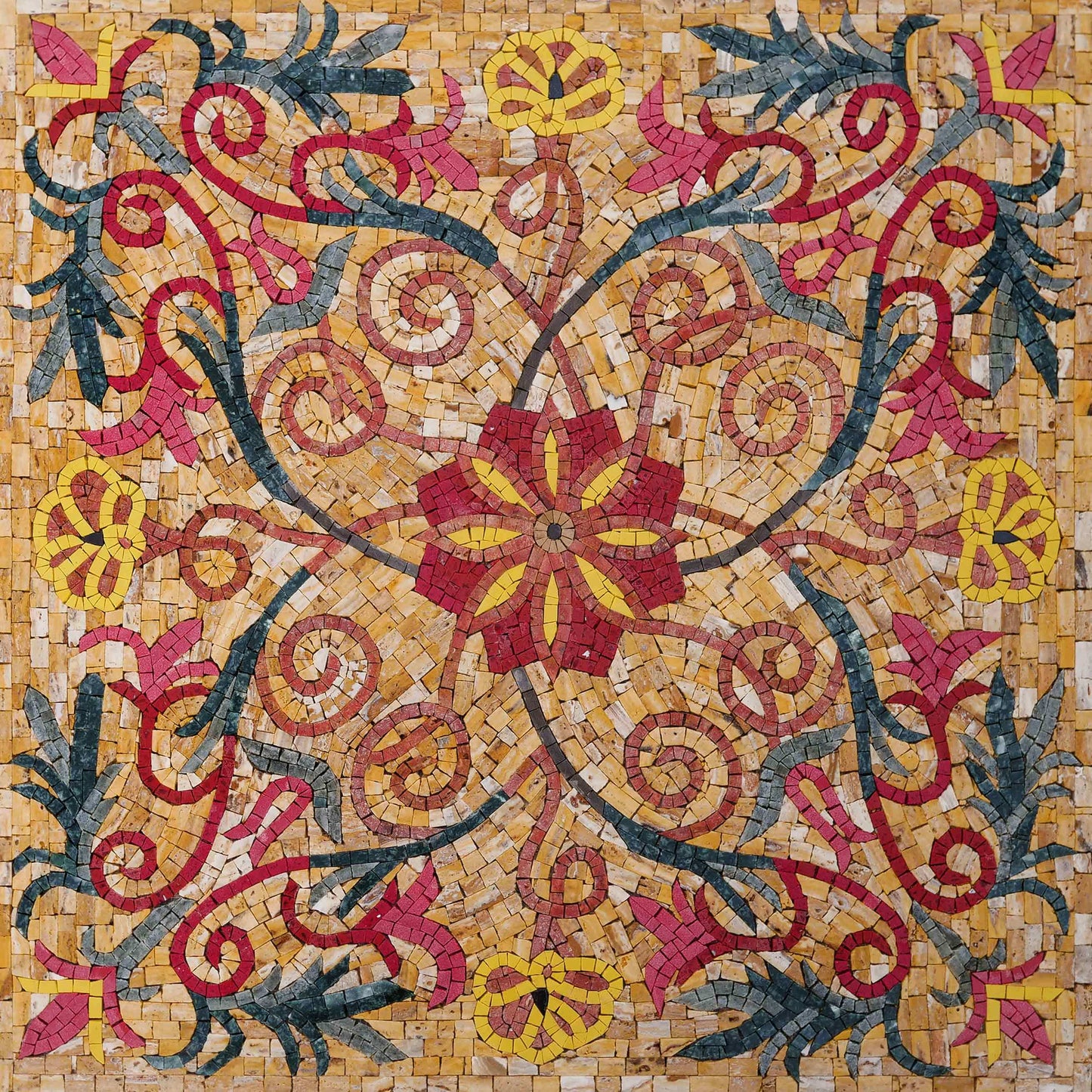 A Touch of Spring: Floral Mosaic