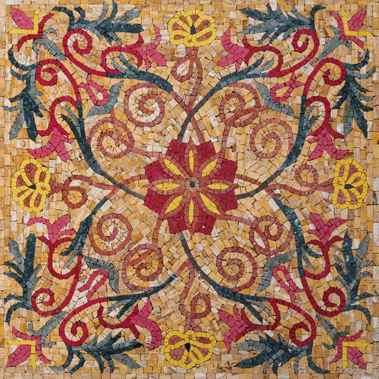 A Touch of Spring: Floral Mosaic