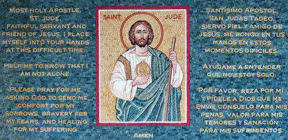 Saint Jude Religious Mosaic Art