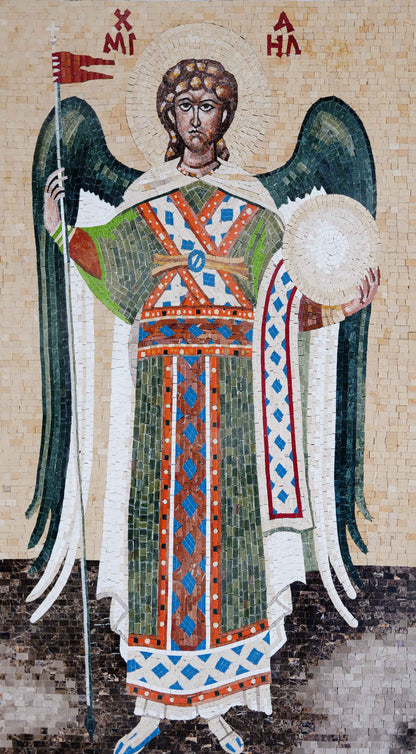 Saint Michael Mosaic Religious Art