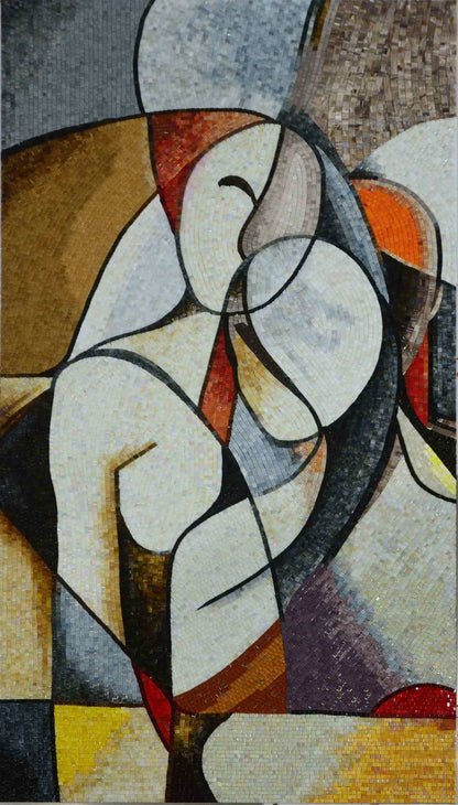 Glass Mosaic Art - Abstract Figures