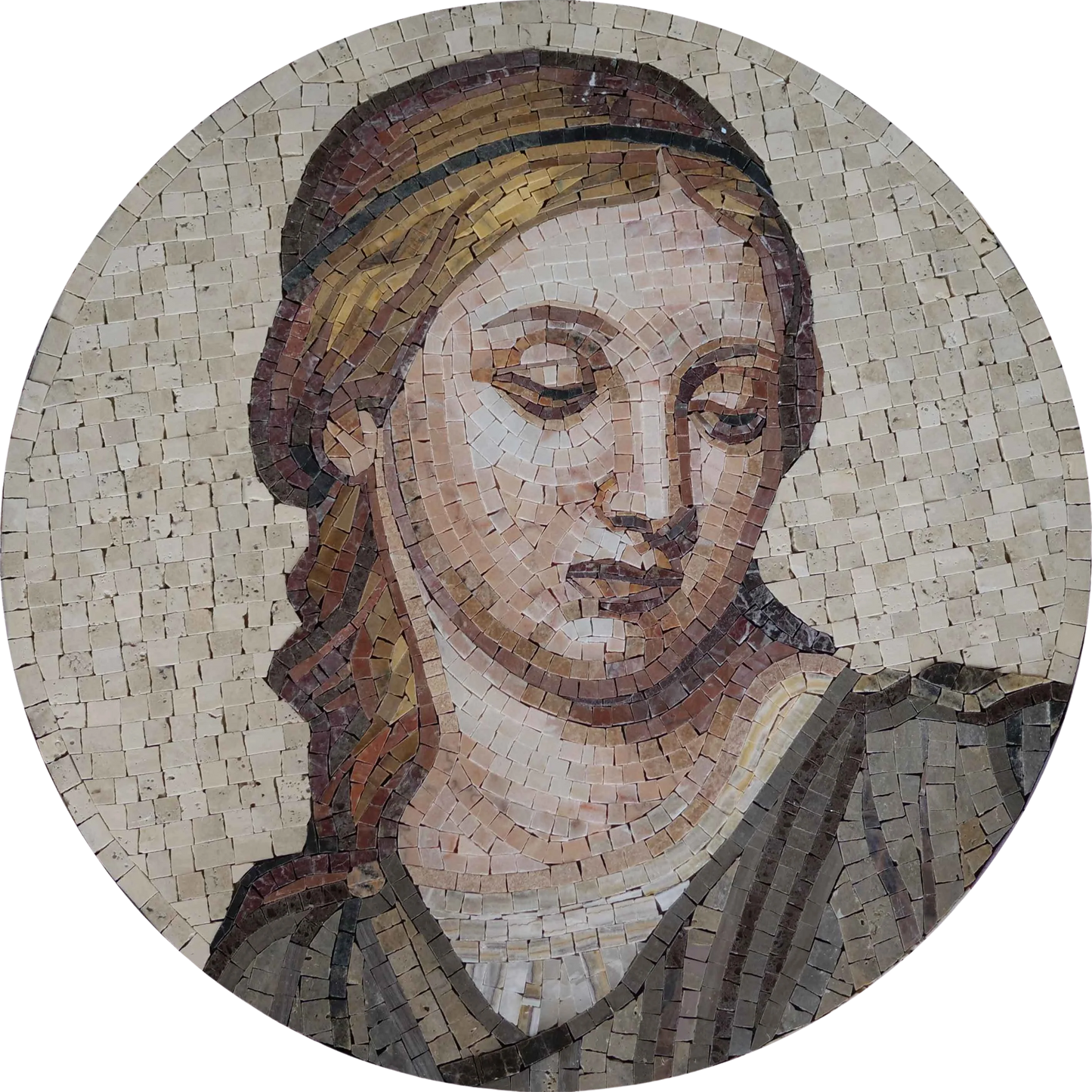 Mosaic Art - Saint Agnes Of Rome