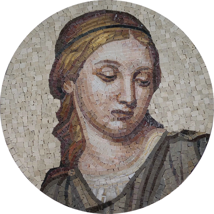 Mosaic Art - Saint Agnes Of Rome