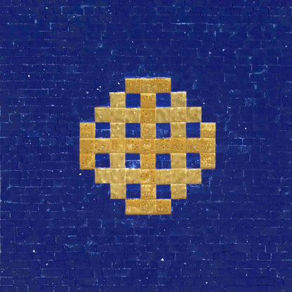 Mosaic Artwork - Christian Cross