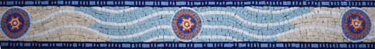 Mosaic Border - Triple Circles