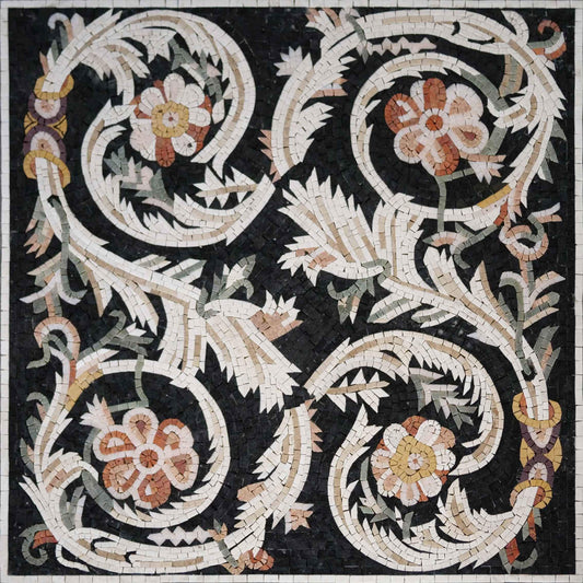 Mosaic Flower - The Four Flowers