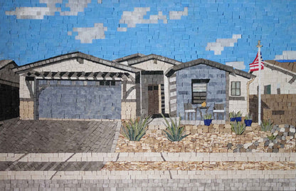 Mosaic Landscape - American House