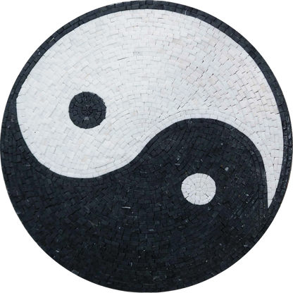 Mosaic Medallion - Yin & Yang