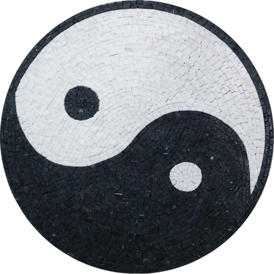 Mosaic Medallion - Yin & Yang