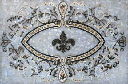 Mosaic Rug - Central Flower