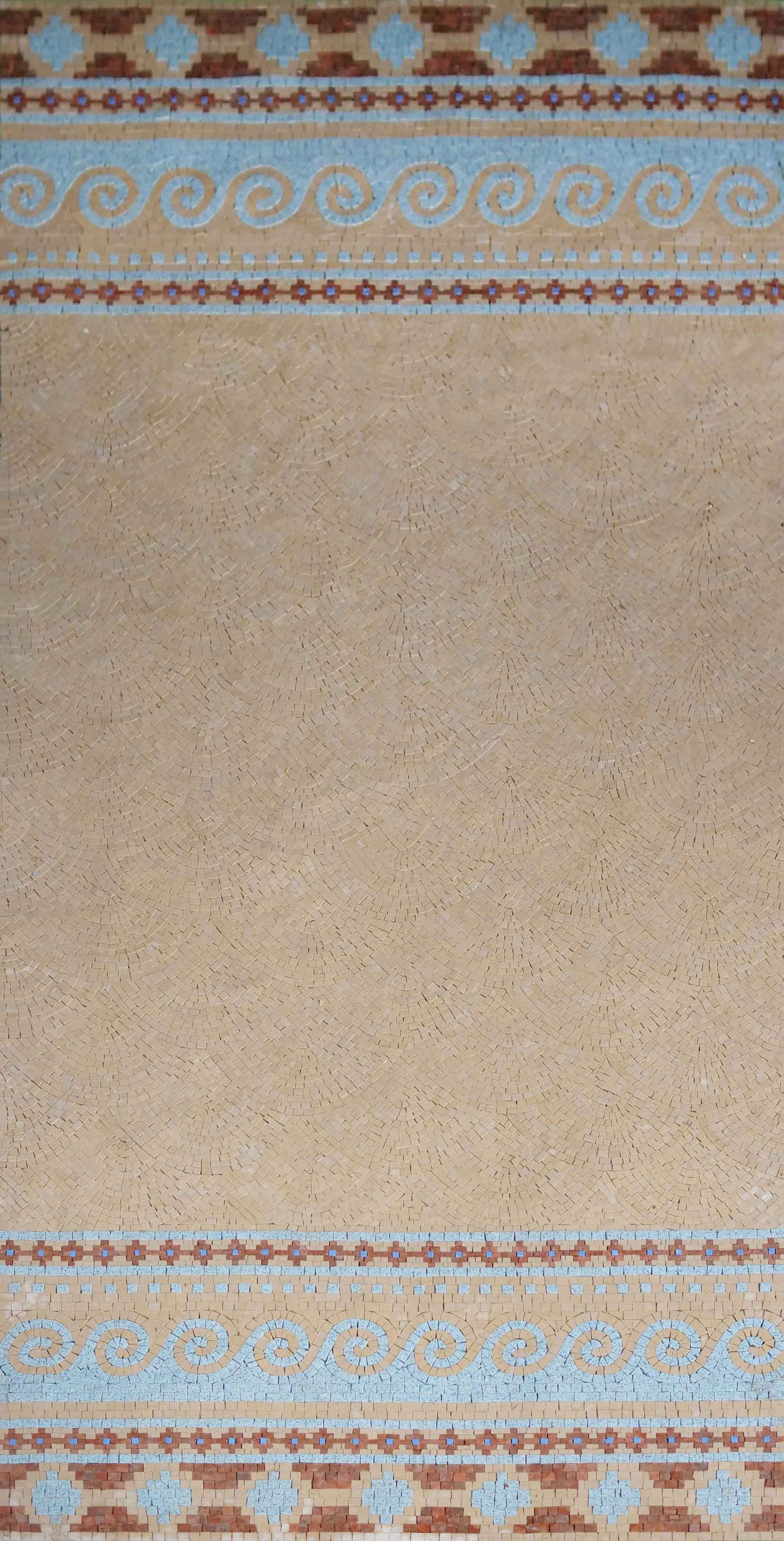 Mosaic Rug - Greek Border Carpet