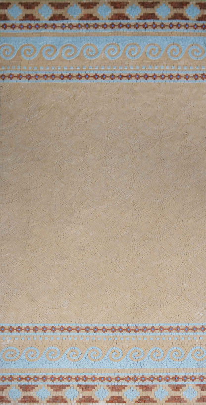 Mosaic Rug - Greek Border Carpet