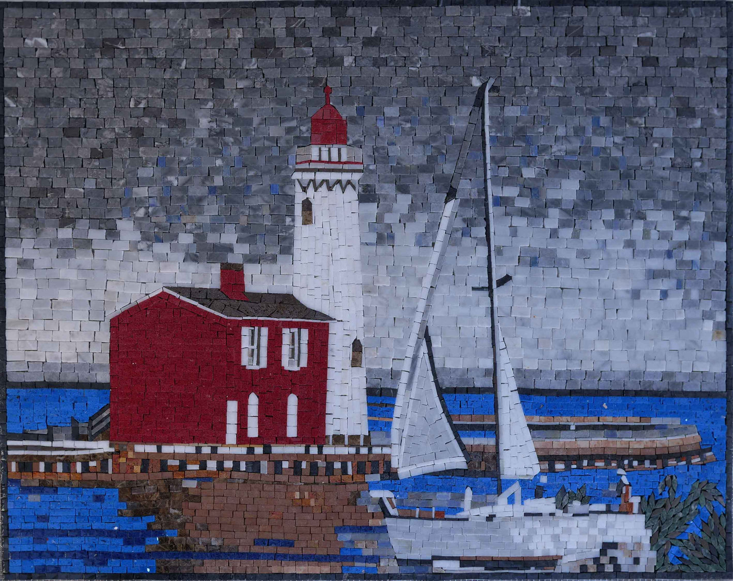 Mosaic Scenery - Cloudy Lamphouse