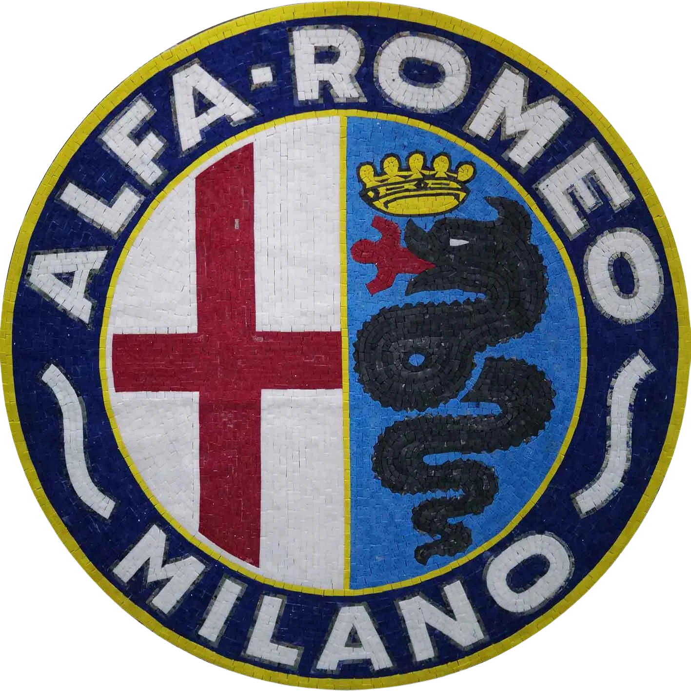 Mosaic Sign - Alfa Romeo Milano