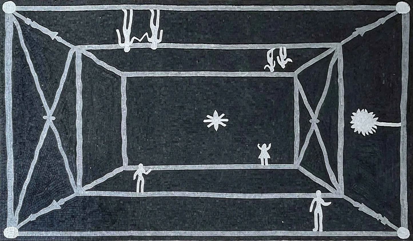 Abstract Mosaic - Abstract Box & People