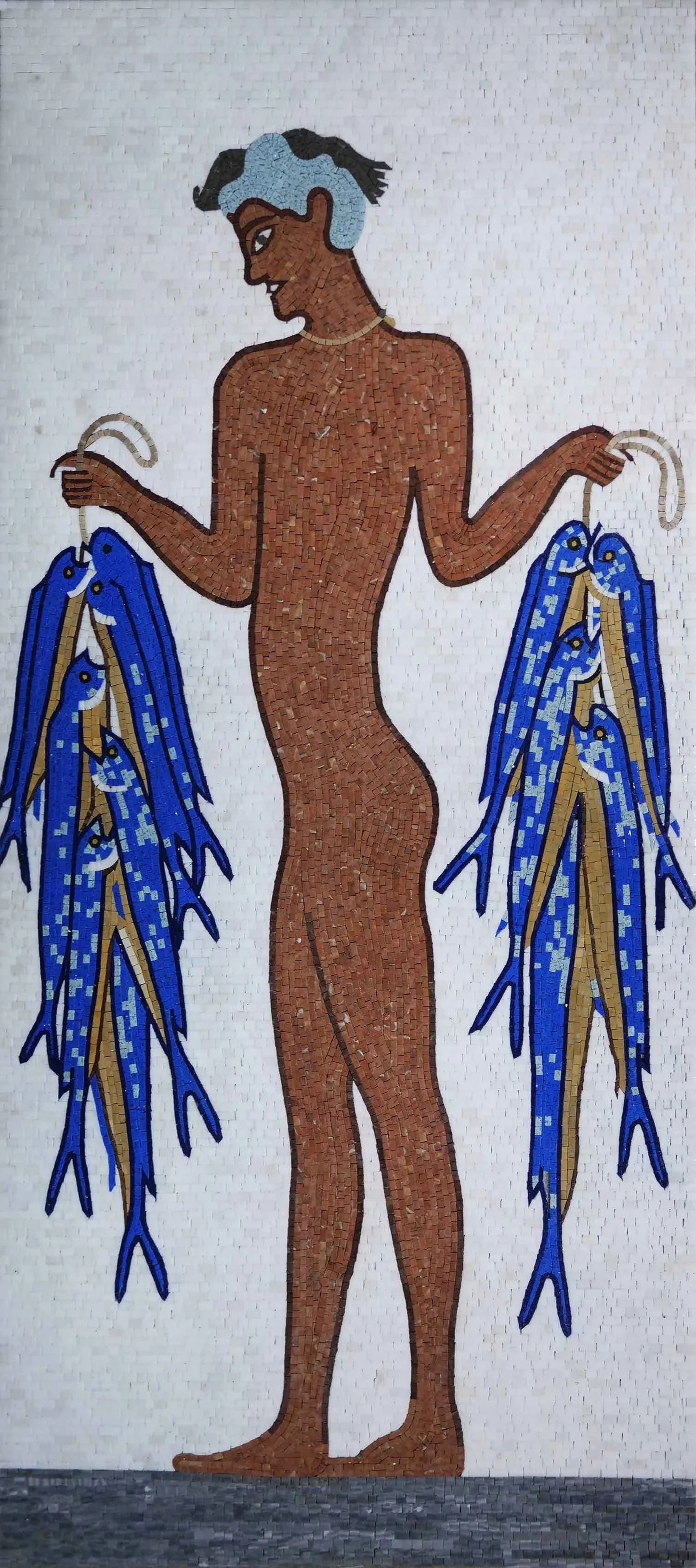 Ancient Mosaic - A Man's Hunt