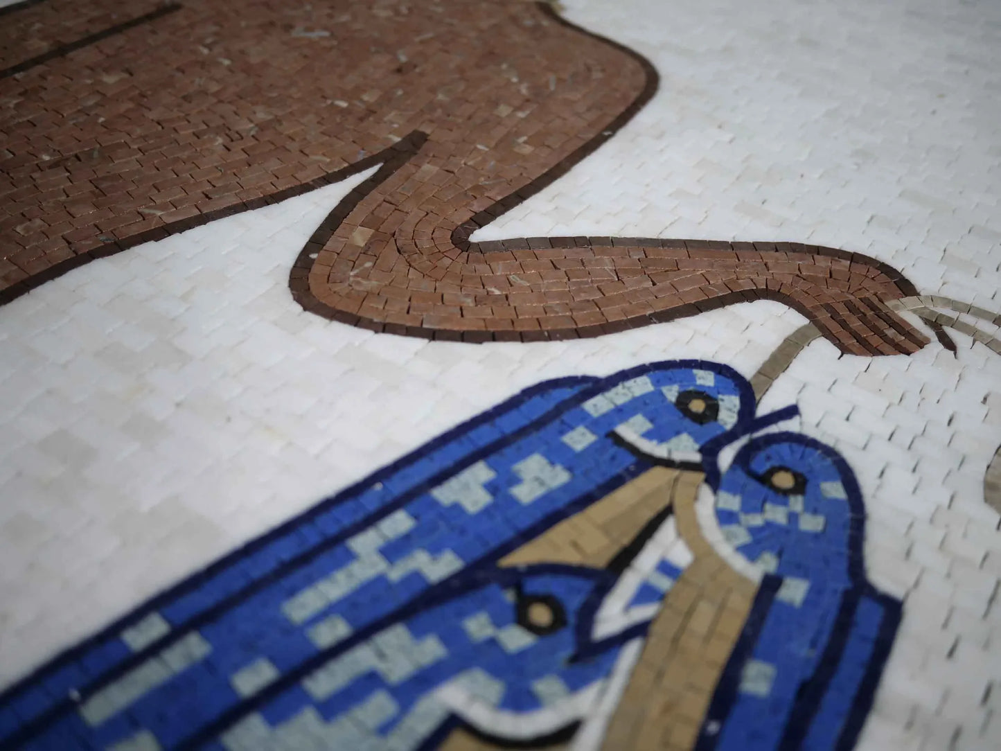 Ancient Mosaic - A Man's Hunt