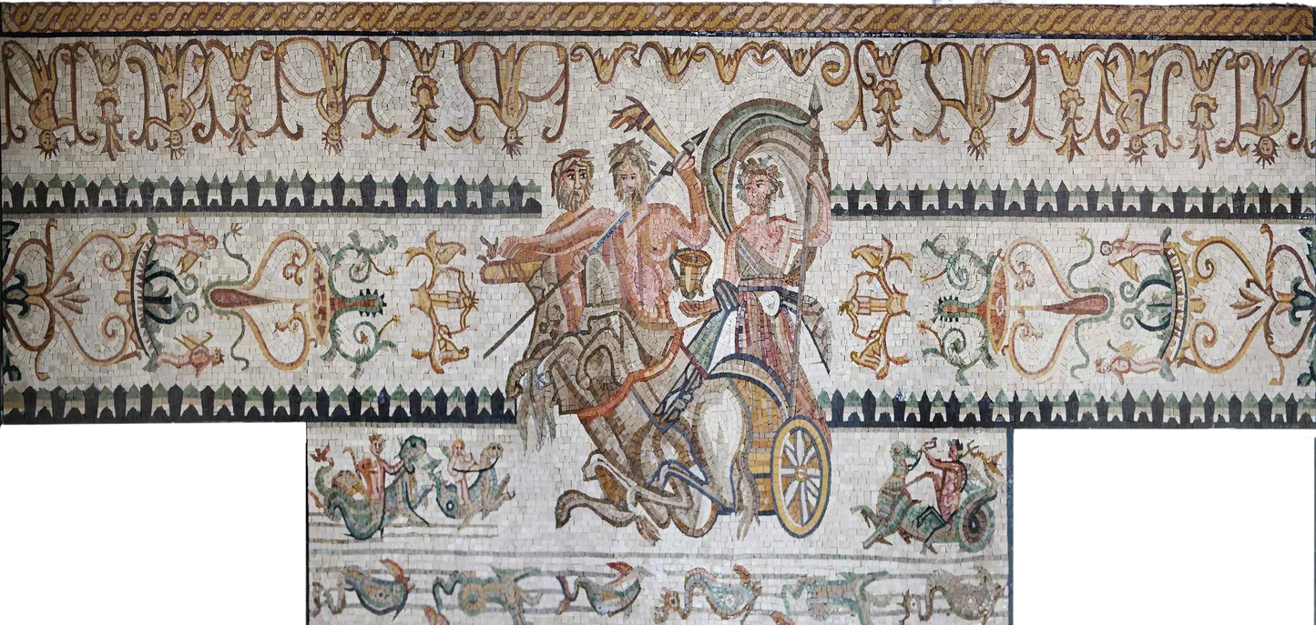 Ancient Mosaic - Roman Figures