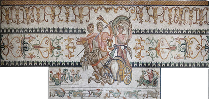 Ancient Mosaic - Roman Figures