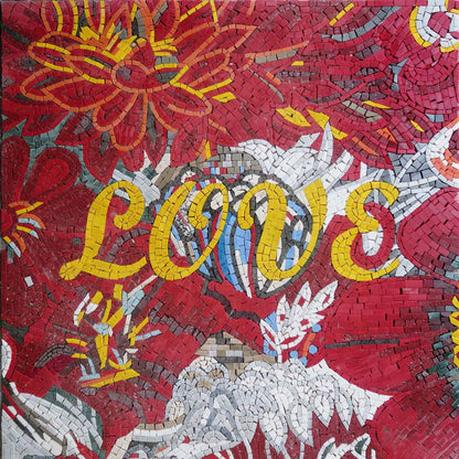 All About Love - Floral Mosaic