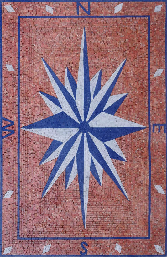 Alayta - Compass Mosaic Artwork