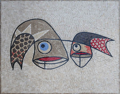Abstract Mosaic Fish