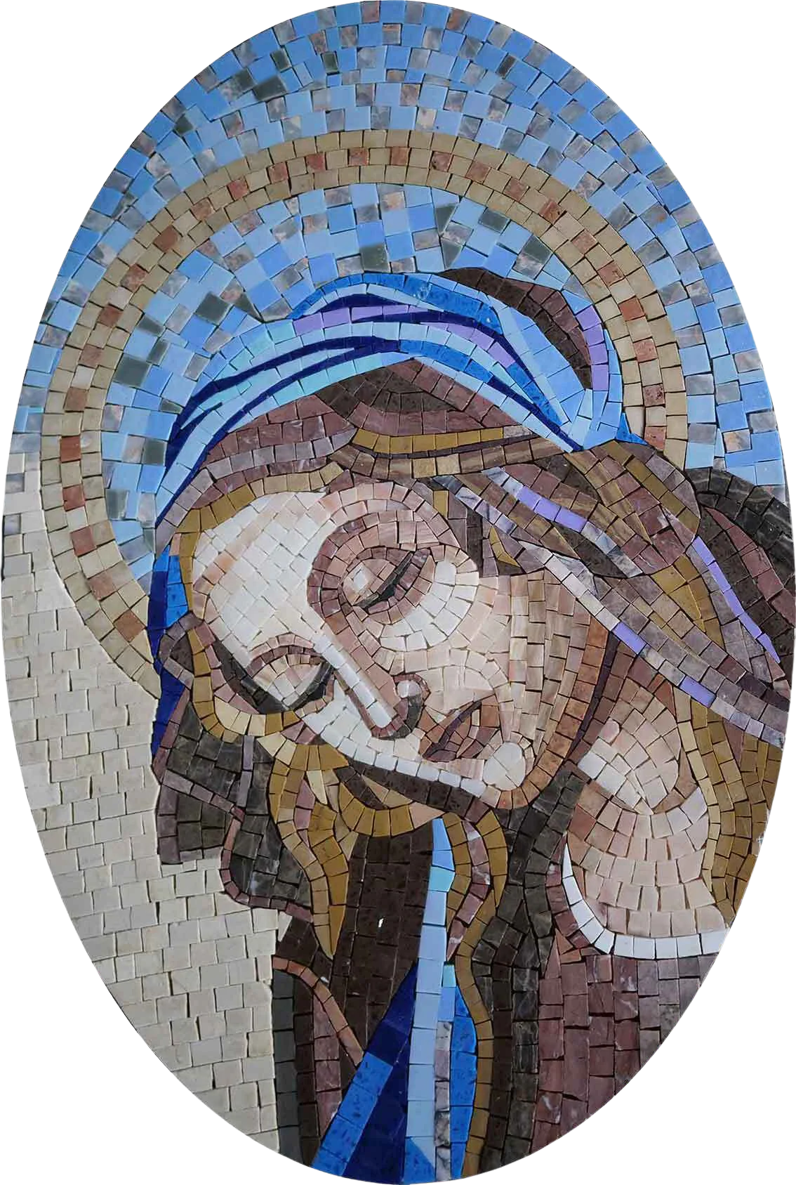 Religious Art Mosaic - Saint Mary
