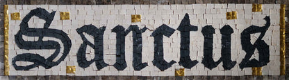 Religious Art Mosaic - Sanctus