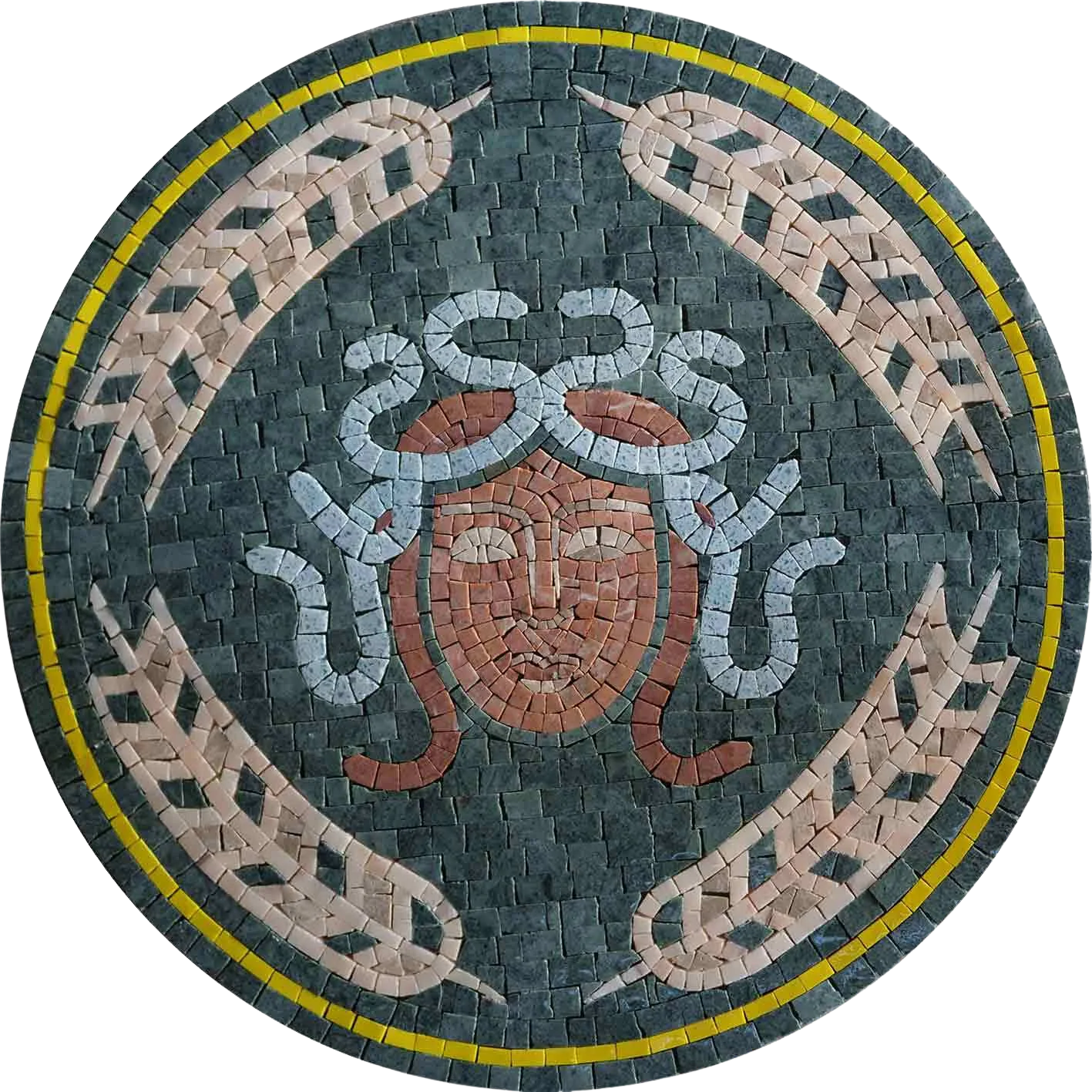 Versace Medusa - Modern Mosaic Art