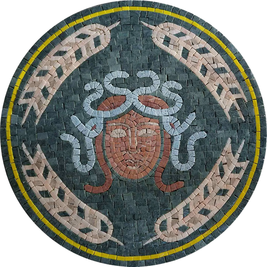 Versace Medusa - Modern Mosaic Art