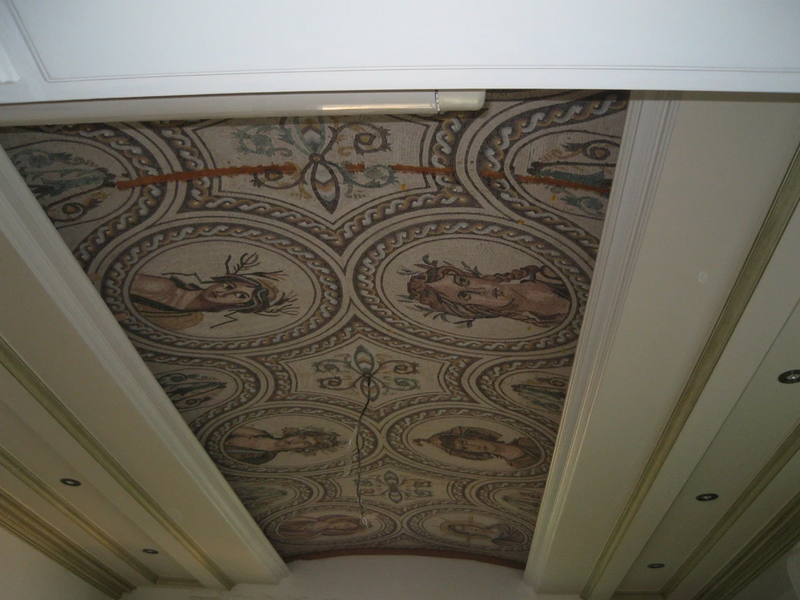 The 7 Gods Mosaic Roman Reproduction