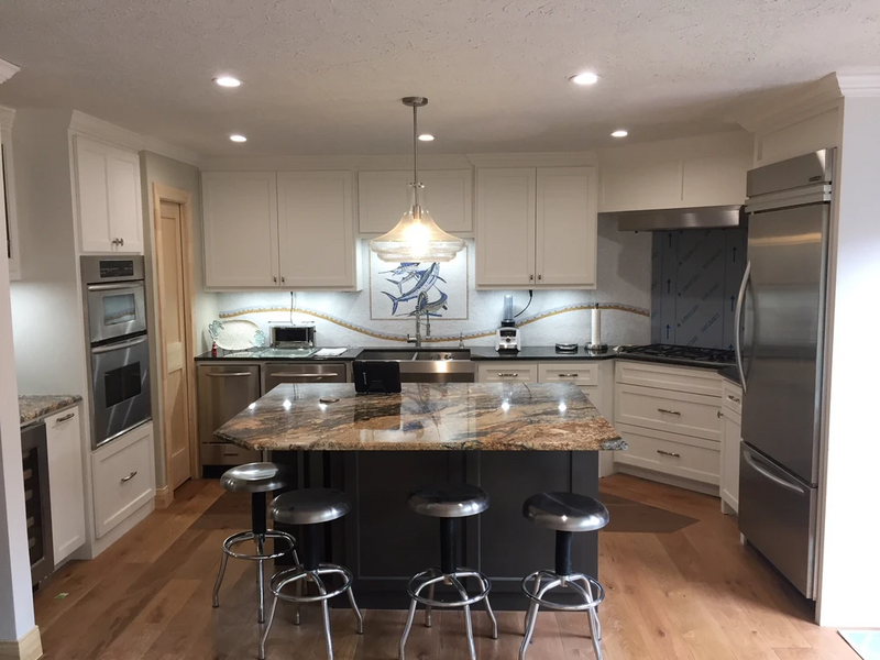 Mosaic Art - Group of Swordfish