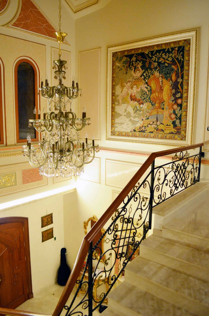 Three Angels in the Garden of Eden Handmade Mosaic