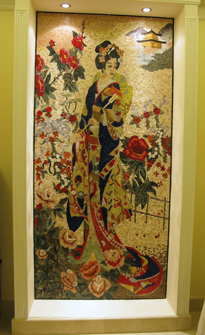 Geisha Marble Mosaic Art