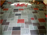 Mosaic Mural - Flag of Wales