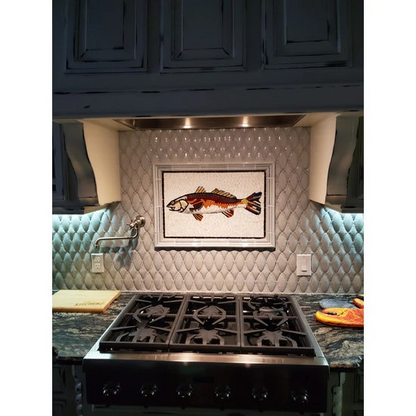 Mosaic Art - Rosso Jumping Mullet