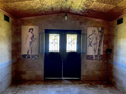 Mosaic Art - Adam From The Book of Genesis