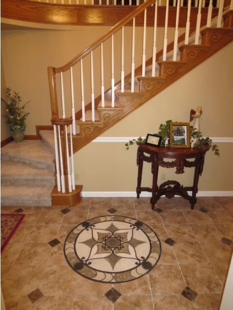 Shadows Arabesque Round Mosaic - Afya