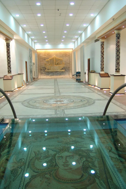 Artemis Virgin Goddess of the hunt Mosaic