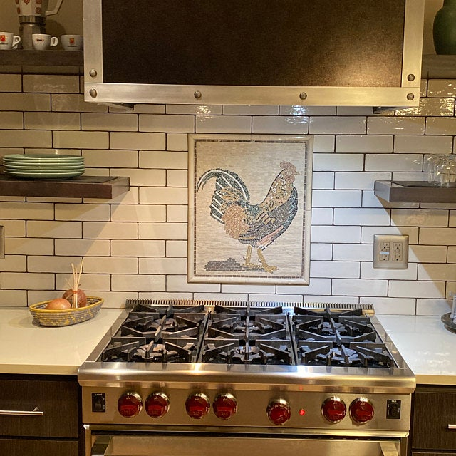 Custom Mosaic - Rooster