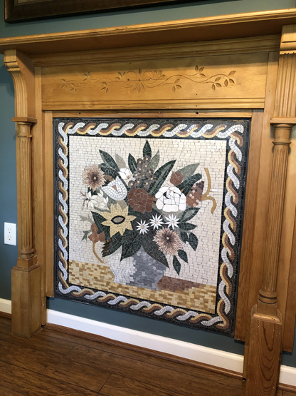 Mosaic Patterns - Framed Flower