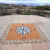 Compass Stone Mosaic - the Wind Rose