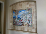 Mosaic Tiles - Tuscan Sea View