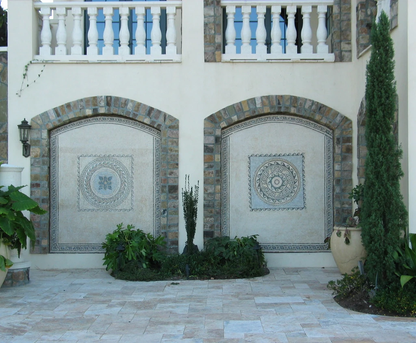 Greco-Roman Floral Mosaic - Dela