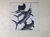 Mosaic Art - Group of Swordfish