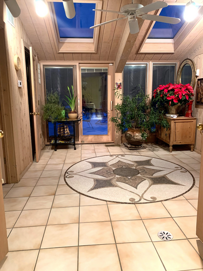 Mosaic Tile Art Medallion - Tangiers