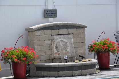 Marble Mosaic - Arched Green Tree