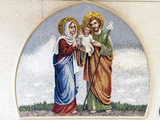 Mosaic Art - Jesus Mary and Joseph