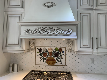 Mosaic Designs - 3D Oval Flower Basket