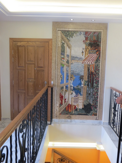 View From Window Marble Mosaic